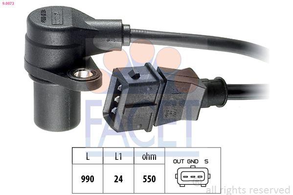 Facet 9.0073 Crankshaft Shaft Konum Sensor Opel Vectra A Omega A 16I 18I 20I — Pistons & Rotating
