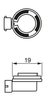 BOSCH H11 55W Pure Light Bulb - 12V Halogen — Bulbs & Interior Light