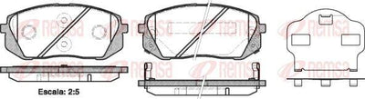 REMSA 1302.02 Brake Pad ix35 Lm 04 10-Xx — Brake Pads