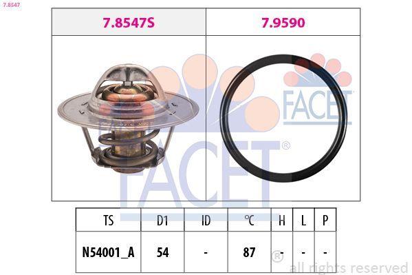 FACET Thermostat 87° for Golf V-VI-Plus, Jetta III and 9 more models — Water Pump & Thermostat