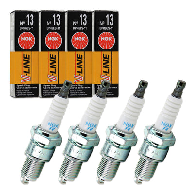 NGK 5339 Spark Plug 97< Ma.323-626-Sonata *B6* (Bpr6es-11 / Box:4Ad) | Set of 4