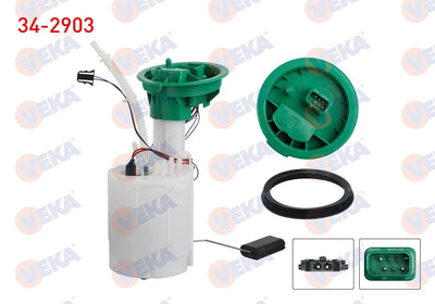 Veka 34-2903 Fuel Tank Level Float 3 Bar Mini (R50, R53) Cooper S 2002-2006 — Fuel Delivery