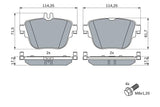 BOSCH Brake Pads Set - 0986424859 for CLS Series (W213-S213-C238)
