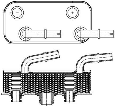 Mahle CLC180000S Oil Cooler BMW E46/X3 E83/Z4 E85 98-11 — Oil System