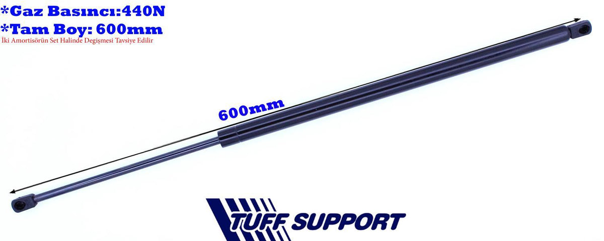 TUFFSUPPORT 611150 Trunk Gas Strut 02-Fiesta — Support Rods & Struts