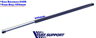 TUFFSUPPORT 611150 Trunk Gas Strut 02-Fiesta — Support Rods & Struts