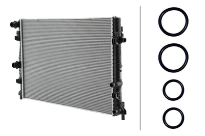 Hella 8MK366304-251 Motor Su Radiator Polo Taigo T-Cross A1 Arona Ibiza Fabia Scala / Kamiq 18 > > 1.0 TSI — Radiators & Fans