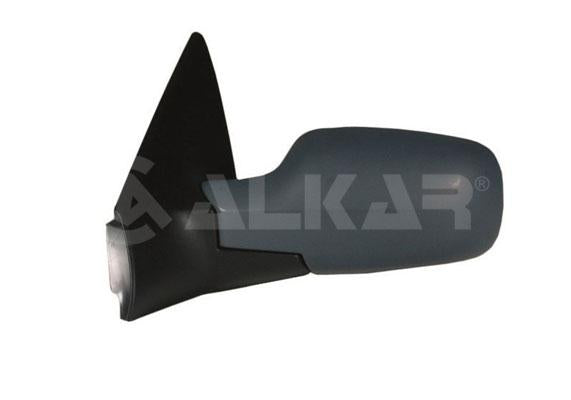 Alkar 6141228 Outer Rear View Mirror Left Electric Heated Primed Automatic Folding 7 Pin Aspheric Renault Megane II — Mirrors