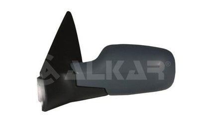 Alkar 6141228 Outer Rear View Mirror Left Electric Heated Primed Automatic Folding 7 Pin Aspheric Renault Megane II — Mirrors