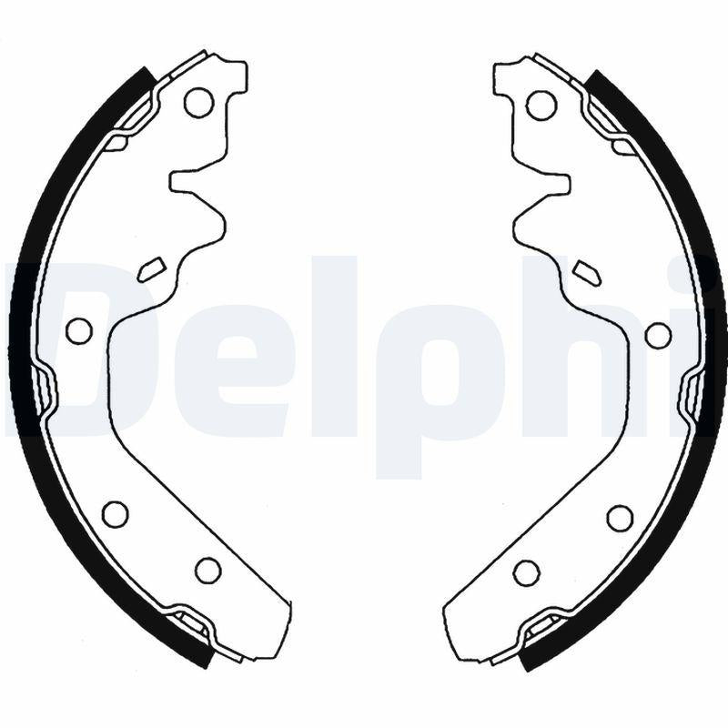Delphi LS1820 Brake Pabucu