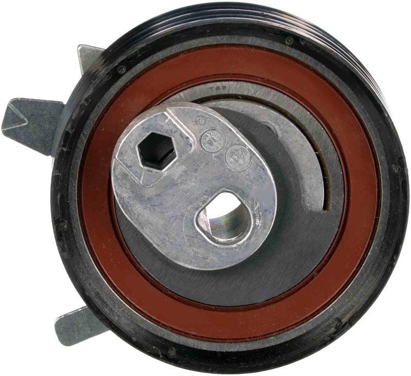 gates t43048 tensioner pulley vw 25 tdi front view, gates t43048 tensioner pulley technical specifications GATES T43048 Tensioner Pulley - VW 2.5 TDI T4, Lt35 Front | Auto Parts GATES T43048 Tensioner Pulley - VW 2.5 TDI | Reliable Performance gates, t43048, tensioner-pulley, vw-parts, car-maintenance, mechanics-tools, auto-parts, vehicle-accessories, car-enthusiasts, ai-generated