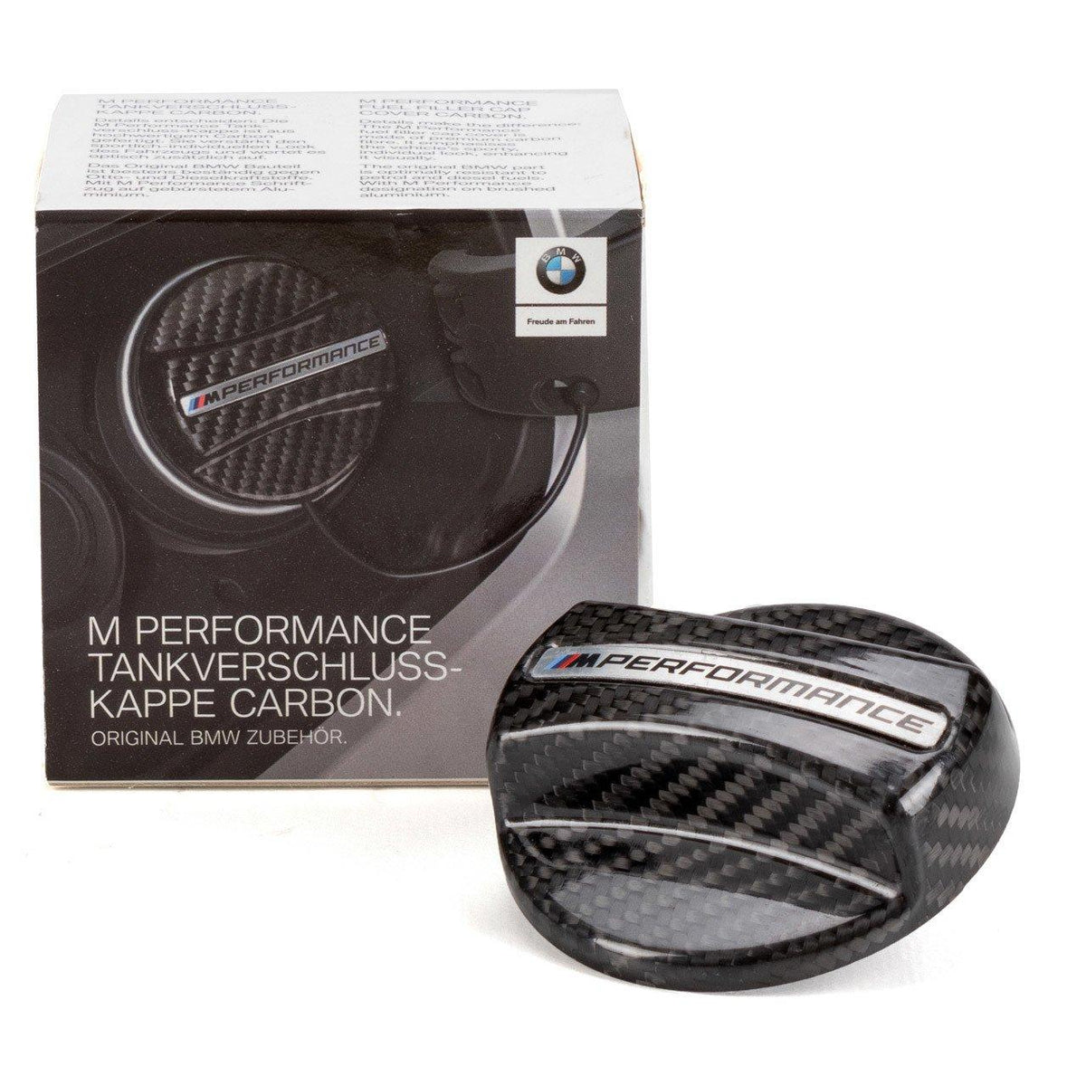 BMW 16112472988 M-Performance Carbon Fuel Tank Cover Genuine — Fuel Delivery