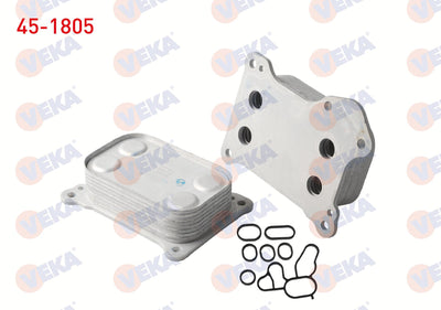 Veka 45-1805 Oil Cooler Single Thick Type with Gasket Fiat Linea 1.3 Mjt 90Hp 2007-/ Doblo-Punto 1.3 Mjt 1999-20 — Oil System