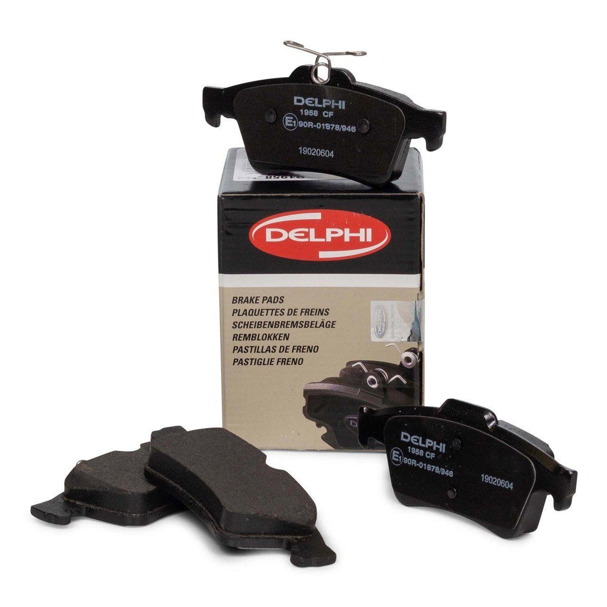 Delphi LP1958 Rear Brake Pad Ford Focus II-III C-Max II Kuga II Opel Vectra C Renault Laguna II III — Brake Pads