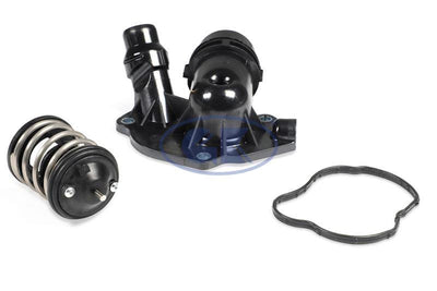 GK 701058 BMW F01-F10-F15-F25 N57 Thermostat Cover + Thermostat 11518516206 — Water Pump & Thermostat