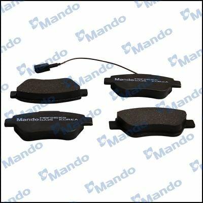 MANDO MBF015168 Front Brake Pads for Albea, Panda and 3 more models