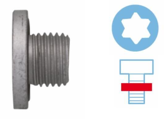 Corteco 84920110 220110S Oil Drain Plug M14×1,50 X 10,5 Cınko Kaplı Steel Doblo Albea G.Punto 500 Astra Vectra