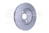 HELLA Pagid Front Brake Disks 8DD355110-431 - 2 Units for Toyota Corolla 03/07 VVTI — Brake Rotors & Drums