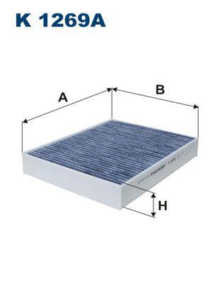 Filtron K1269A with Carbon Cabin Air Filter VW Touareg/Q7/Cayenne 10- — Air & Cabin Filters