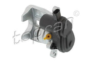 topran left rear brake caliper for audi, brake caliper specifications, installation view of topra brake caliper TOPRAN Left Rear Brake Caliper - For Audi A4 (08-16), A5 (08-11), Q5 (09-12) | New Complete Assembly TOPRAN Left Rear Brake Caliper for Audi Models topran, brake-caliper, left-rear-brake-caliper, audi-parts, car-maintenance, mechanic-recommended, new-parts, automotive-parts, car-owners, ai-generated