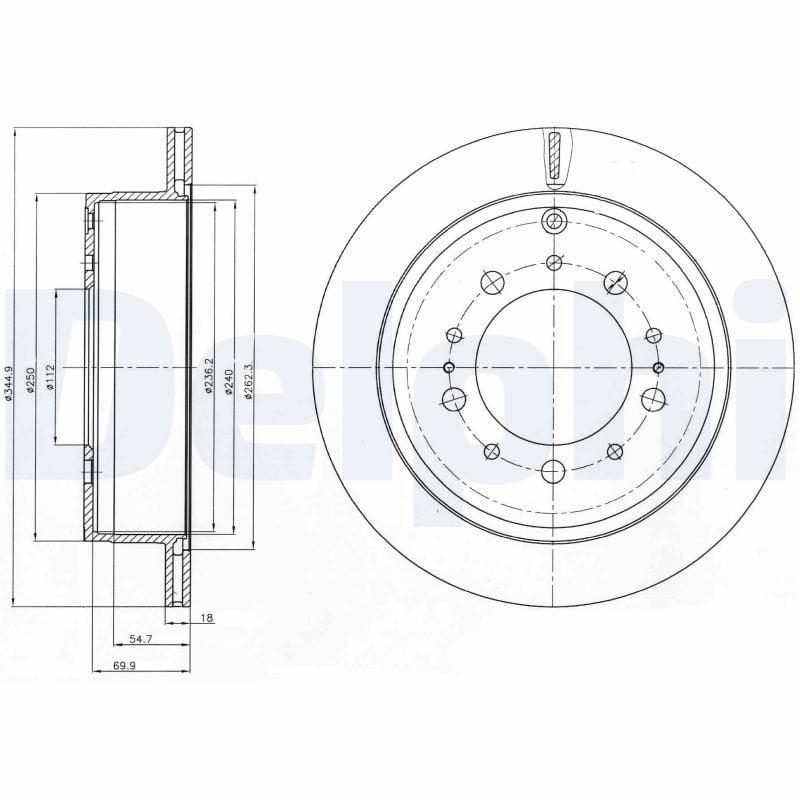 delphi BG4275 rear disk brake, 2008 land cruiser v8 brake disk Delphi Disk Brake BG4275 - Rear for 2008 Land Cruiser V8 | 1 Unit Delphi Disk Brake - 2008 Land Cruiser V8 delphi, brake-disk, rear-brake, land-cruiser, braking-system, car-parts, vehicle-upgrades, mechanics, car-owners, ai-generated