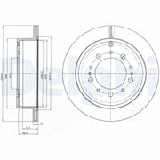 delphi BG4275 rear disk brake, 2008 land cruiser v8 brake disk Delphi Disk Brake BG4275 - Rear for 2008 Land Cruiser V8 | 1 Unit Delphi Disk Brake - 2008 Land Cruiser V8 delphi, brake-disk, rear-brake, land-cruiser, braking-system, car-parts, vehicle-upgrades, mechanics, car-owners, ai-generated