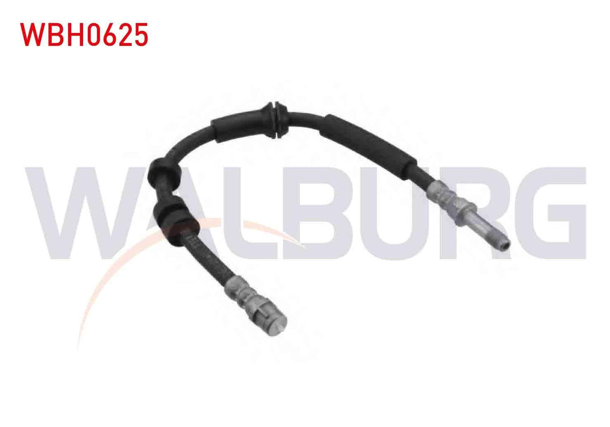 WALBURG WBH0628 Brake Hose Rear Left-Right 580mm Peugeot 407 (6D) 2004-2011 — Brake Hydraulics