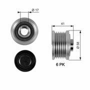 gates-oap7052-alternator-pulley, gates-oap7052-pulley-specifications GATES OAP7052 Alternator Pulley for 10-Doblo-Lna-Brv 1.6Mjt 2.0Mjt | Durable & Reliable GATES OAP7052 Alternator Pulley - High Performance gates, alternator-pulley, car-parts, mechanics, car-owners, automotive, engine-parts, genuine-parts, high-quality, ai-generated