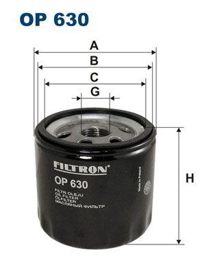 Filtron OP630 Oil Filter Astra F Astra G X17dtl X20xer 96 — Oil Filters
