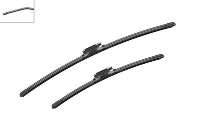 BOSCH Wiper Blade Kit 3397007426 - 65cm & 47cm for Fiorino, Bipper, Nemo — Wipers