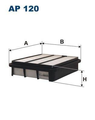 FILTRON Air Filter AP120 for Mitsubishi Space Wagon 2.0 — Air & Cabin Filters