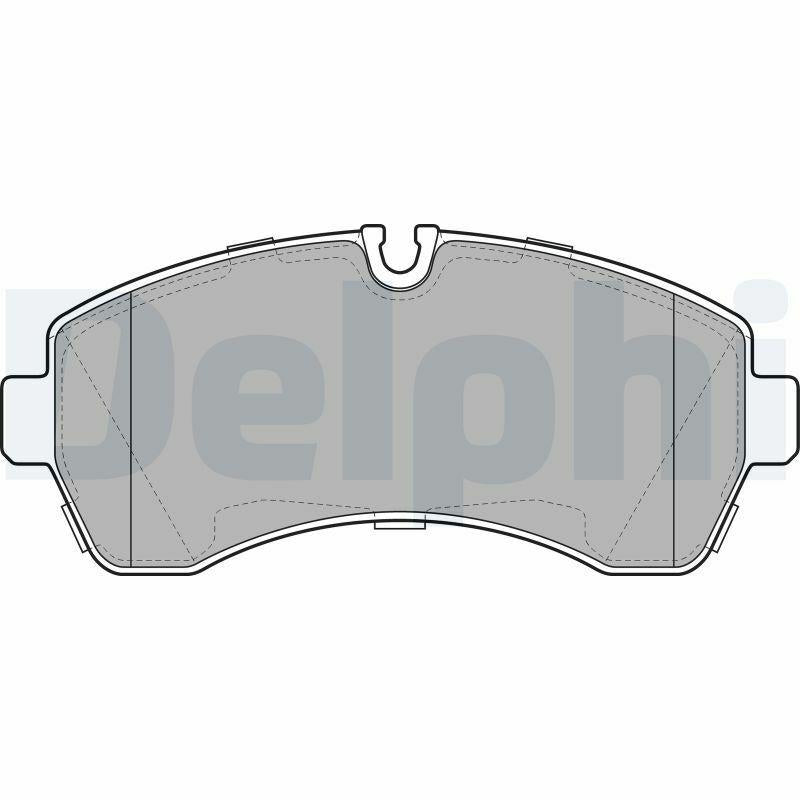 Delphi LP1981 Brake Pads for Crafter 30-50 Panelvan & Platform Chassis