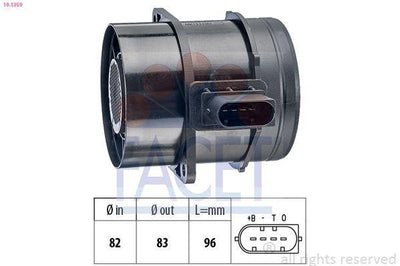 Facet 10.1359 Air Debimetresi Crafter Sprinter 06> Vito 30 CDI 07 — Engine Management Sensors