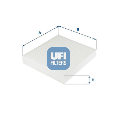 Ufi 53.254.00 Cabin Air Filter Astra Classic Insignia A Zafira C Mokka Aveo Cruze Astra J — Air & Cabin Filters