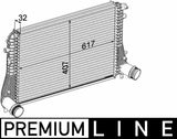 MAHLE Turbo Intercooler CI207000P - Fits Caddy, Golf VI and 2 more models — Turbo & Supercharger
