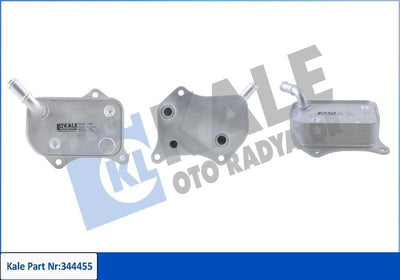KALE Oil Cooler - Durable Aluminum Design for 02-06 Passat A4 2.0 — Oil System