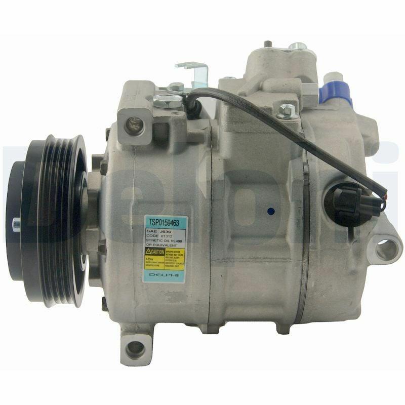 Delphi TSP0159463 Air Conditioning Compressor - BMW 5-Series E60-E61 & 7-Series E65-E67 — A/C Compressor