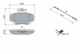 BOSCH 0986467720 Brake Pad Set - Front for Clio, Mgn, Logan — Brake Pads