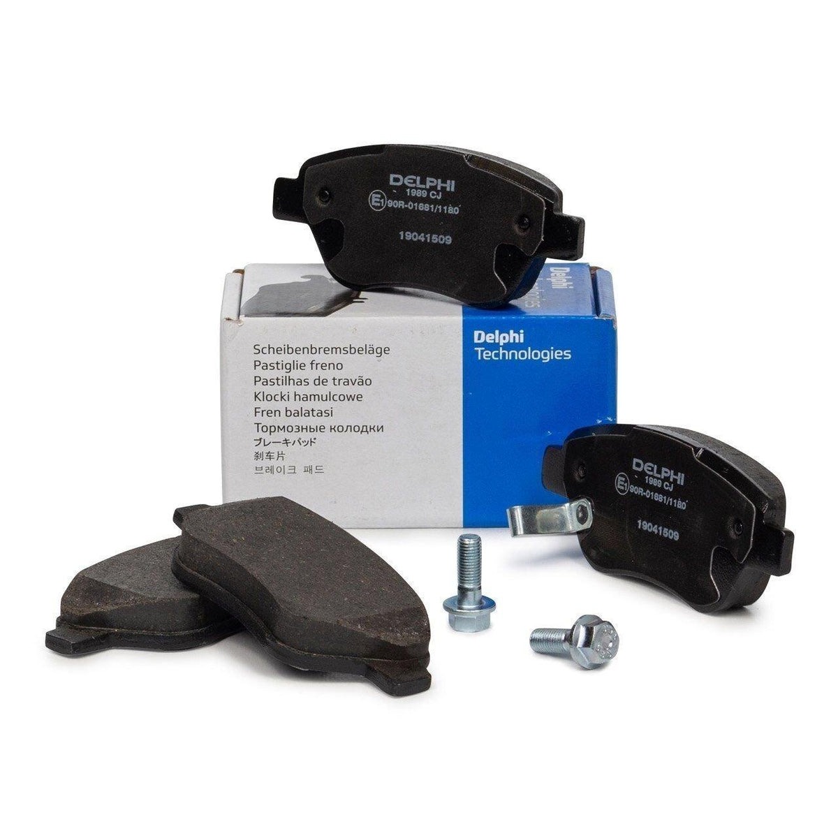 Delphi Front Brake Pad Kit - Compatible with Citroen Nemo 2008-2017 — Brake Pads