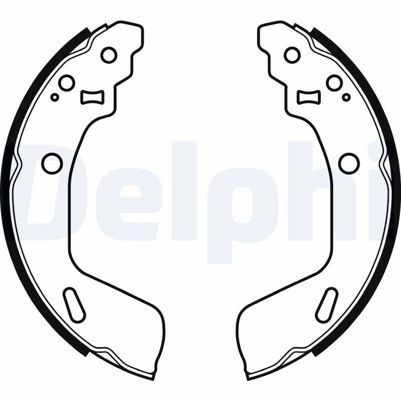 Delphi LS2073 Brake Shoe Swift IV 1.2 / 1.6 10- — Brake Cables & Hardware