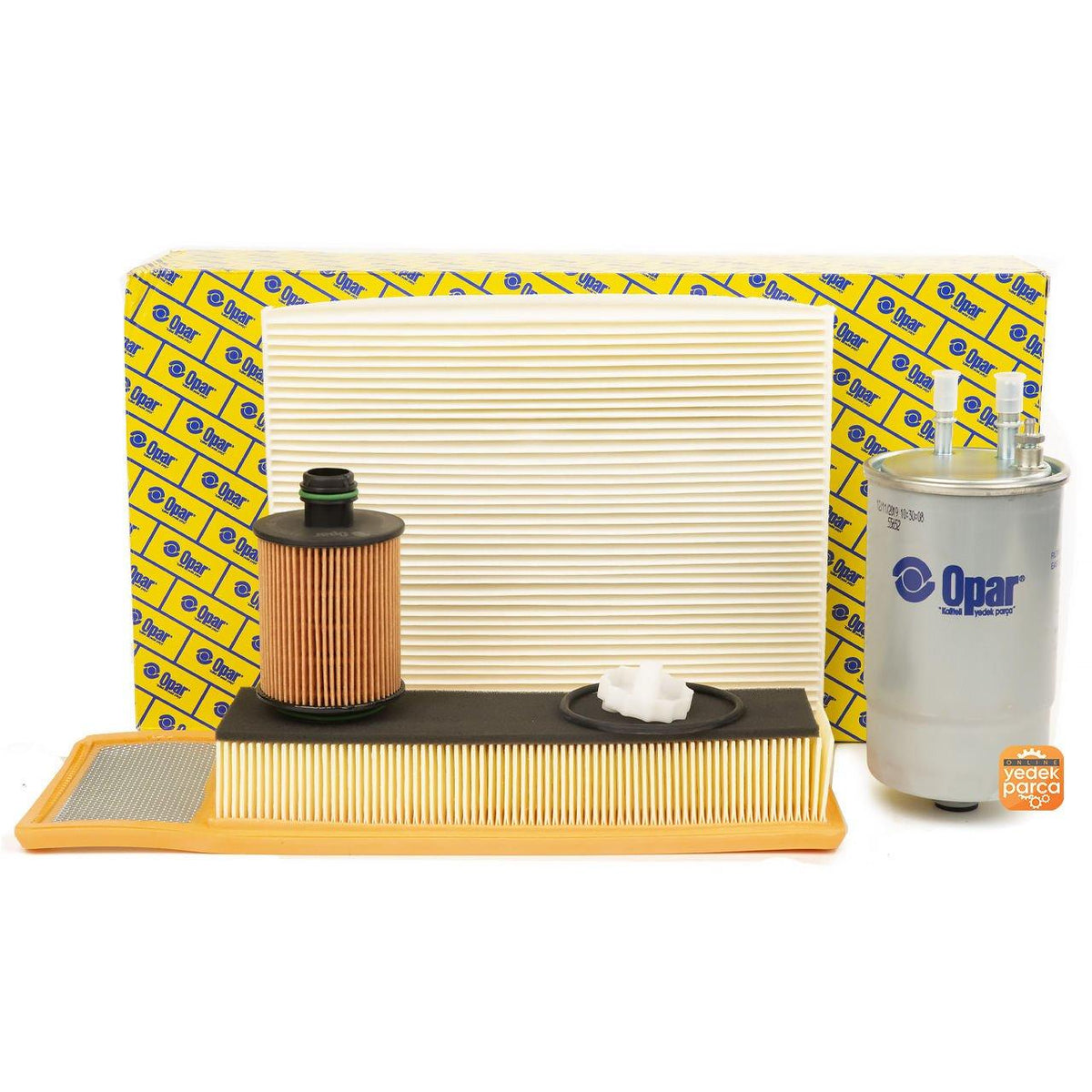 OPAR 55177228 Fiat Linea Diğital with A/C Euro 5 1.3 Mulltijet Periodic Oil Service Filter Set — Maintenance & Service Kits