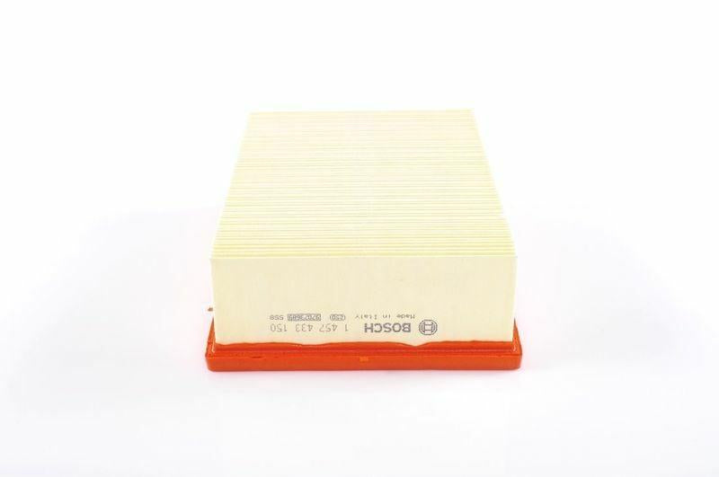 bosch-air-filter-1457433150, air-filter-mounted-in-vehicle BOSCH Air Filter 1457433150 - Compatible with P206, P307, C4, HDI Engines | Precision Fit Bosch Air Filter 1457433150 - Compatible with Cars bosch, air-filter, car-maintenance, p206, p307, c4, engine-performance, car-owners, mechanics, ai-generated