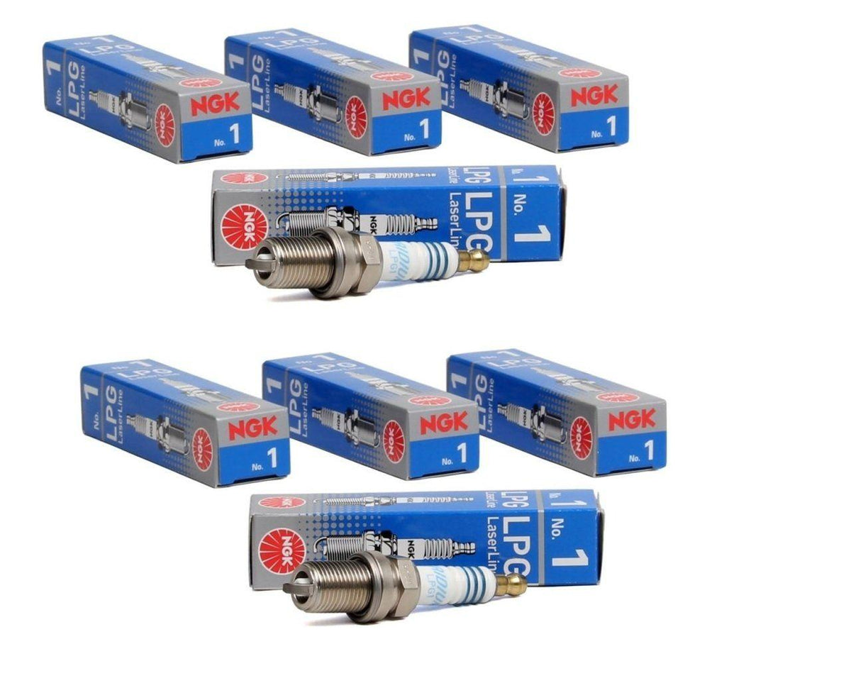 NGK Spark Plug Set for BMW X5 4.4i LPG — Coils & Plugs