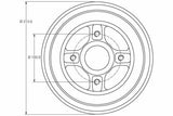 TRW DB4363MR Brake Drum - Includes ABS Sensor Ring — Brake Sensors & ABS