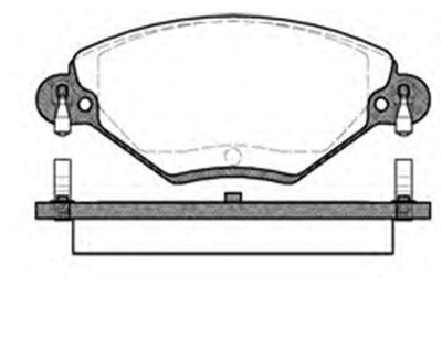 MGA 55179 Front Brake Disc Brake Pad Wva 23277 (Citroen: C5 2.0 2.0 HDi) — Brake Pads