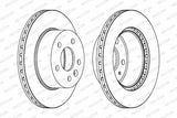 FERODO DDF860 Disc for 96-04 Vito — Brake Rotors & Drums