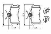 bosch rear brake pads avensis 2000-2002, low-metallic brake pads from bosch for avensis BOSCH Rear Brake Pads - Fits Avensis VVT-I D 4D 2000-2002 | Low-Metallic Material BOSCH Rear Brake Pads for Avensis 2000-2002 bosch, rear-brake-pads, avensis, car-repair, automotive-parts, braking-system, mechanics, car-owners, low-metallic, ai-generated
