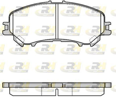 ROADHOUSE 21318.22 Brake Pad Front Nissan Qashqai J11 1.6 dCi 2013 / Renault Kadjar 2014 / — Brake Pads