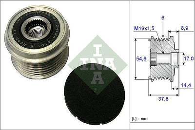 INA 535021710 Alternator Pulley Sorento Santafe Diesel 2009- — Starting & Charging