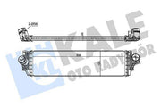 turbo-intercooler-radiator-ford-focus-iv, kale-radiator-360340, air-cooled-turbo-radiator KALE Turbo Intercooler Radiator - Perfect Fit for Ford Focus IV 1.0L-1.5L Ecoboost | 698mm Length KALE Turbo Intercooler Radiator for Ford Focus IV turbo-intercooler, radiator, ford-focus-iv, car-parts, automotive, kale, performance-parts, mechanics, car-enthusiasts, ai-generated